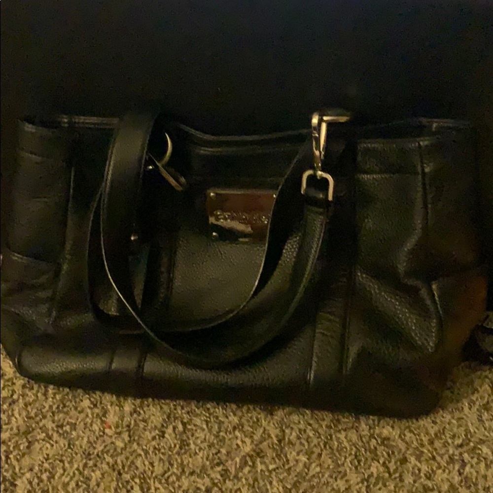 Black handbag